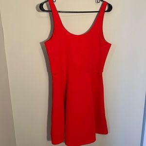H&M Red Skater Dress NWT